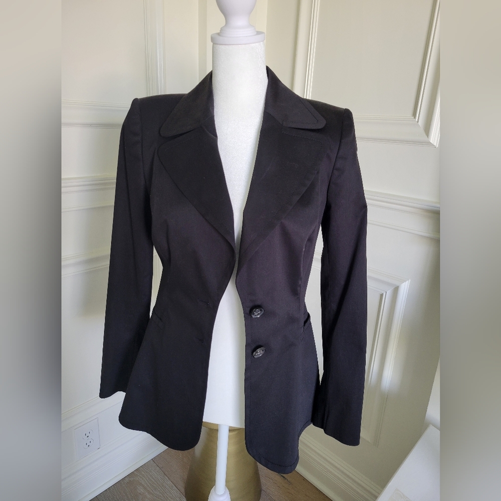 Escada Cotton Blend Blazer, Size 34